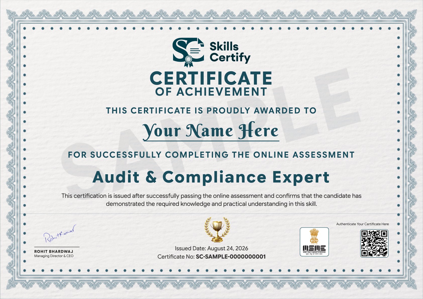 Audit & Compliance Expert
