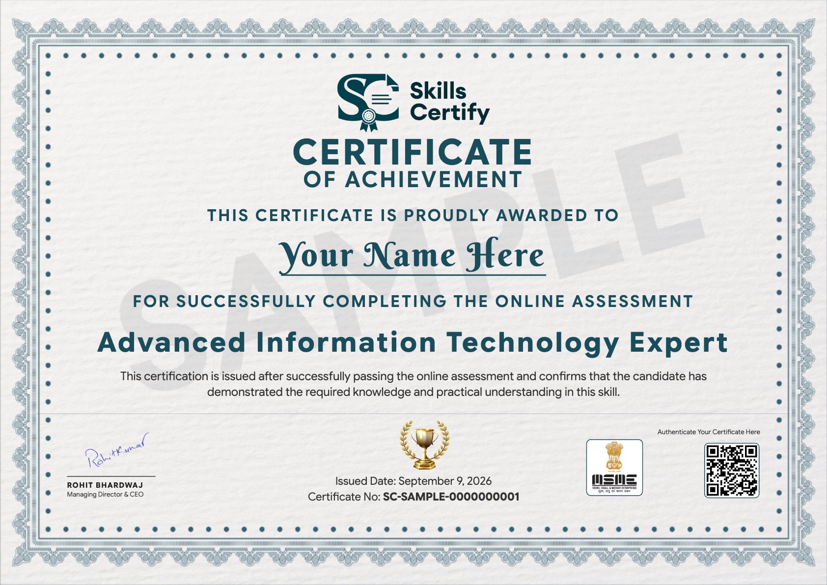 Advanced Information Technology Expert