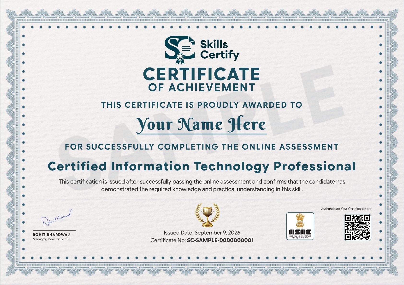 Certified Information Technology Professional