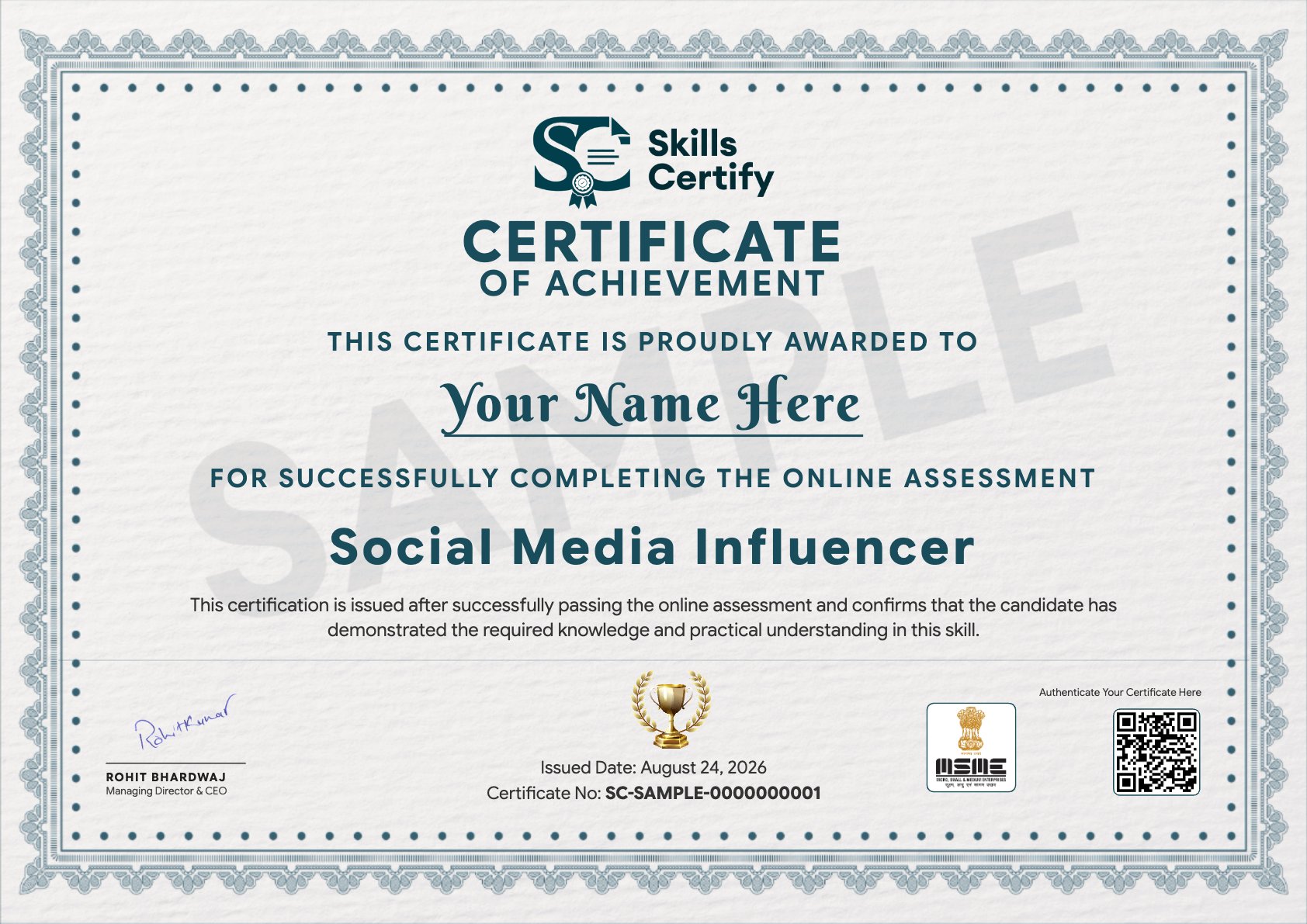 Social Media Influencer