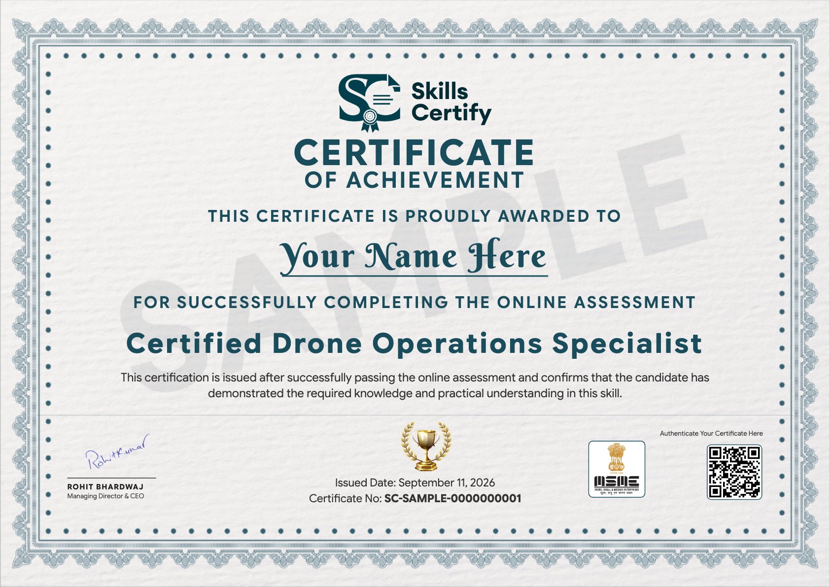 Certified Drone Operations Specialist