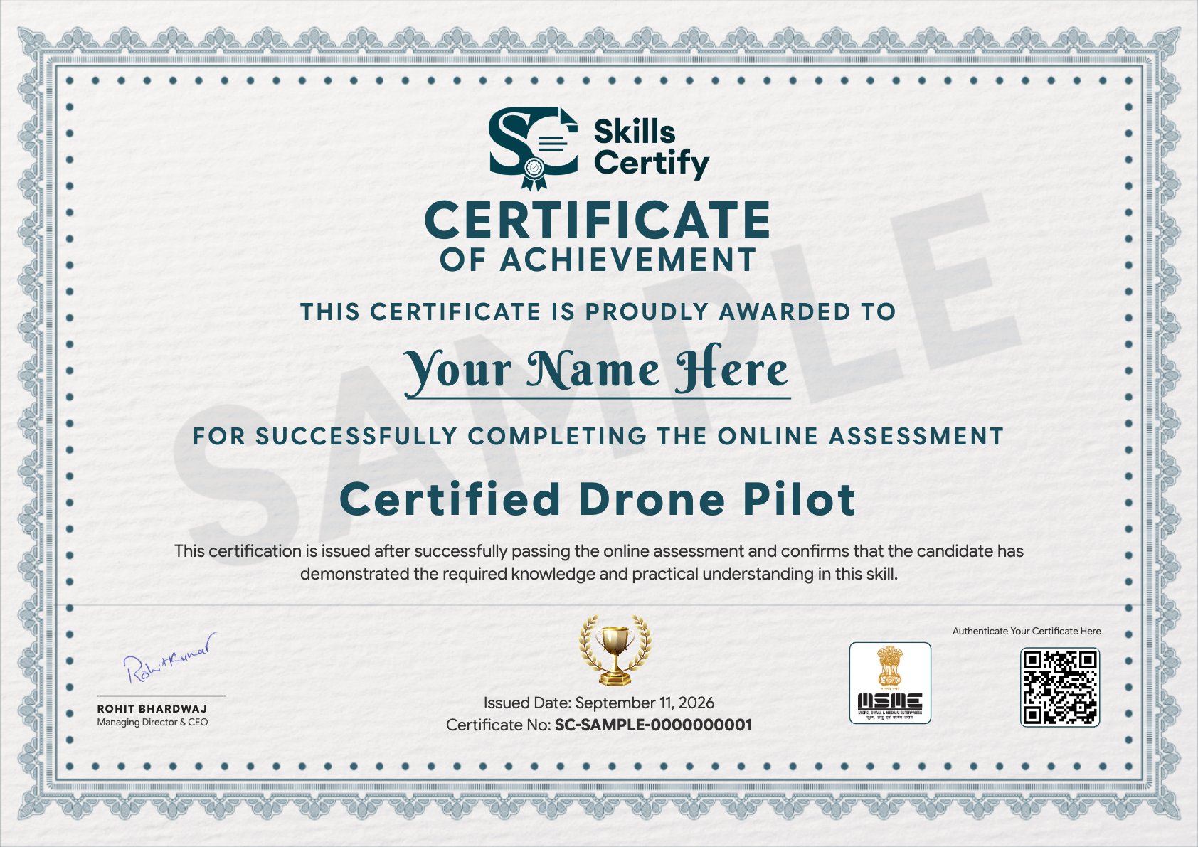 Certified Drone Pilot