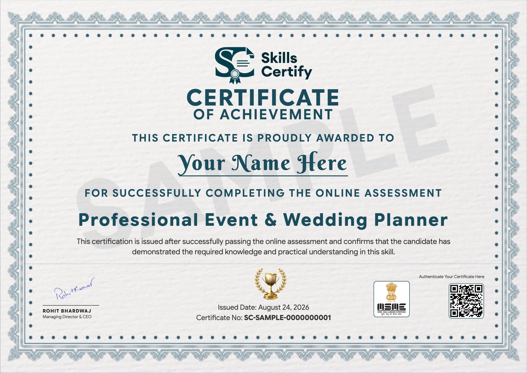 Professional Event & Wedding Planner