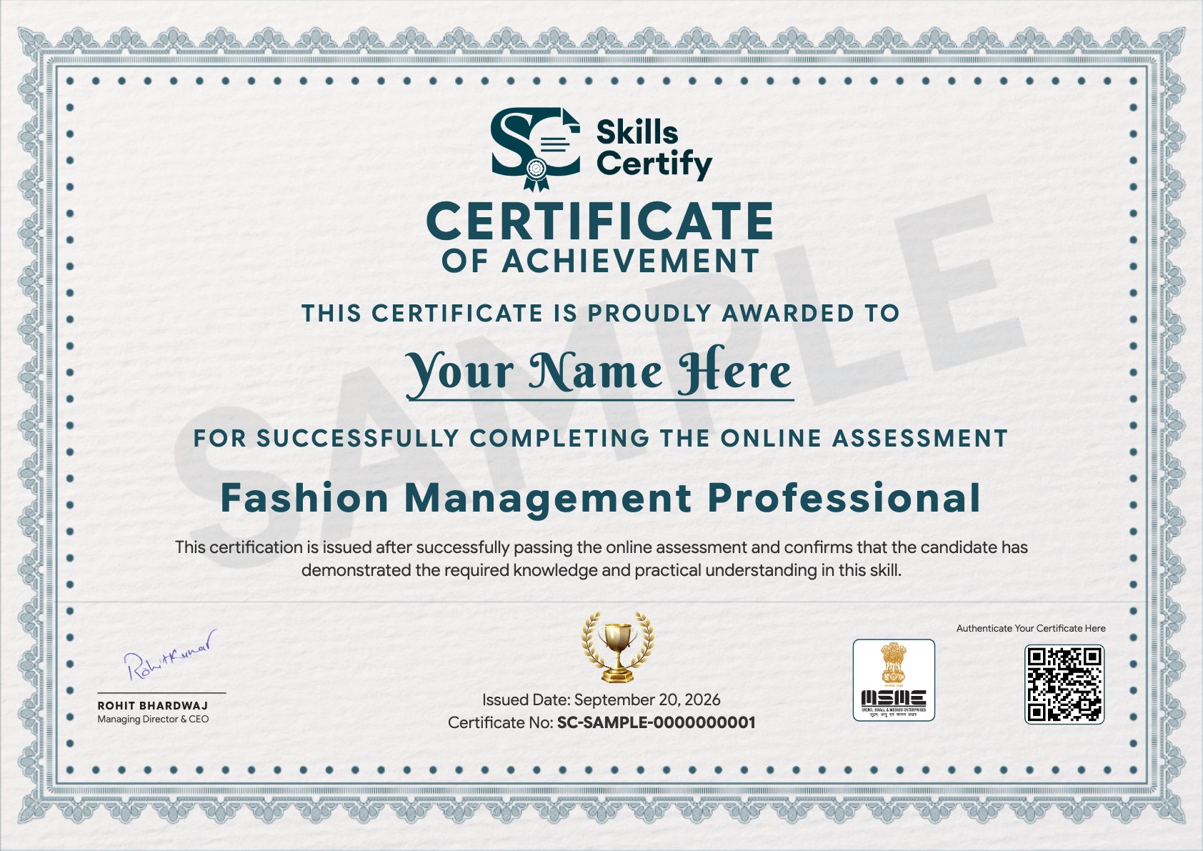 Fashion Management Professional