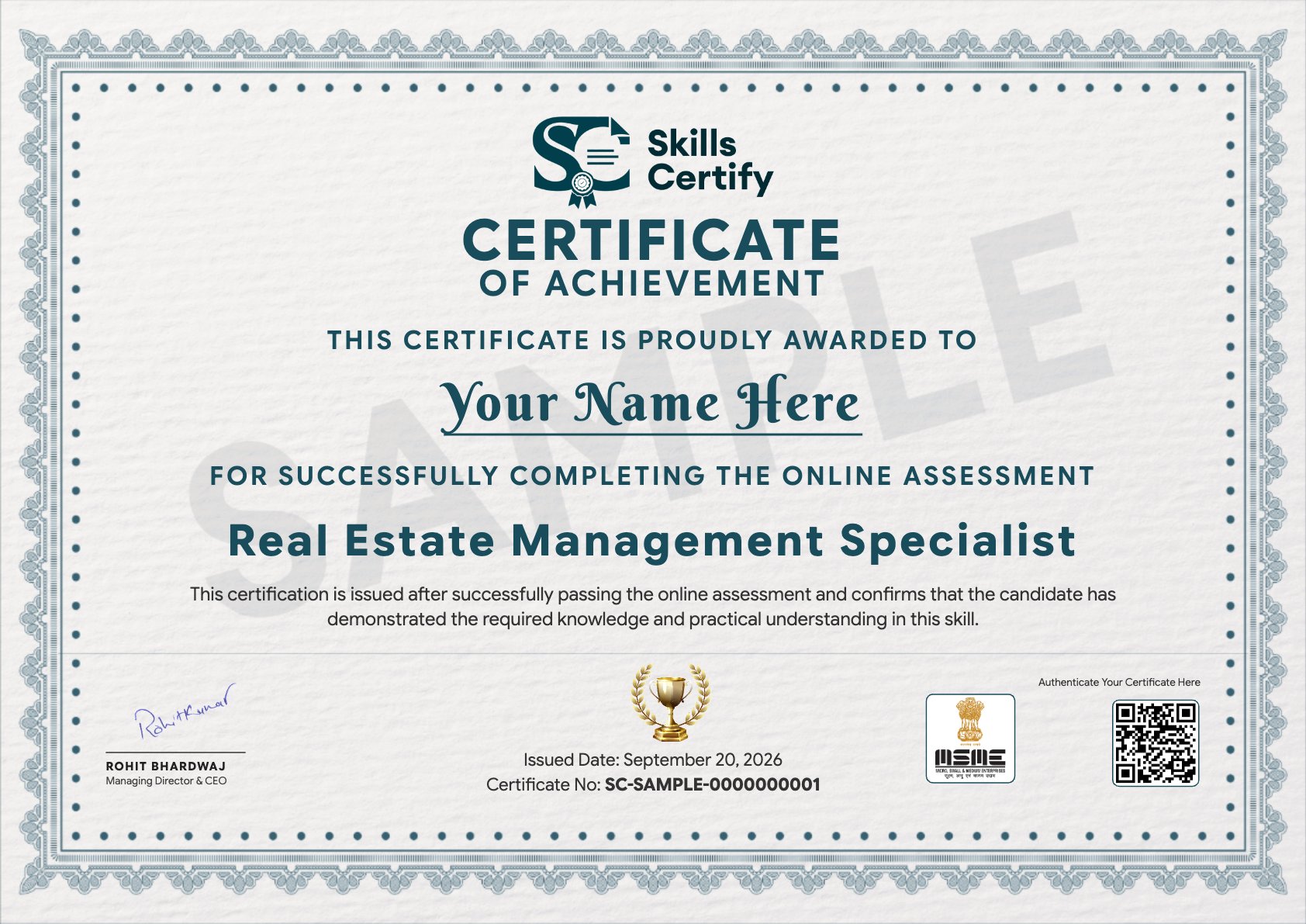 Real Estate Management Specialist
