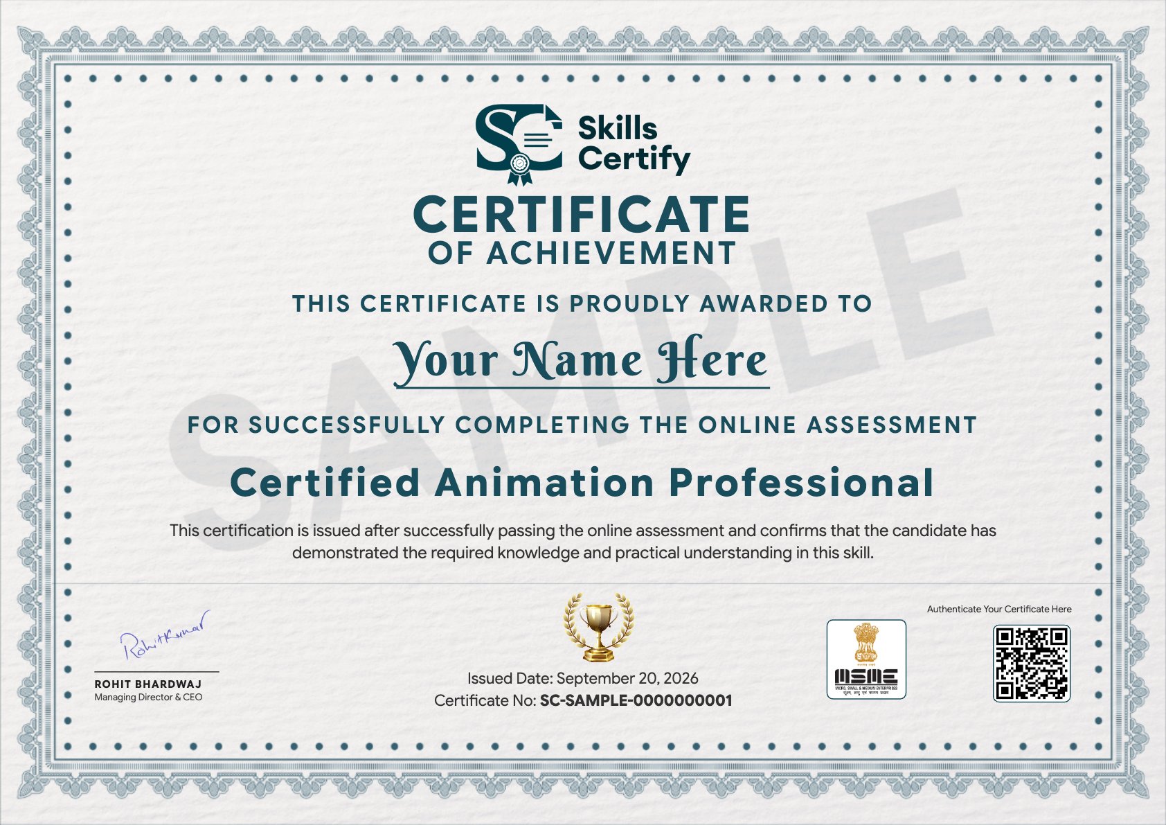 Certified Animation Professional
