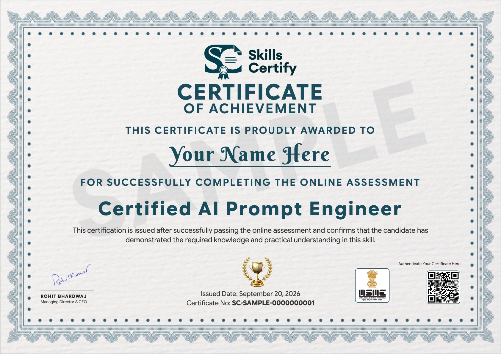 Certified AI Prompt Engineer