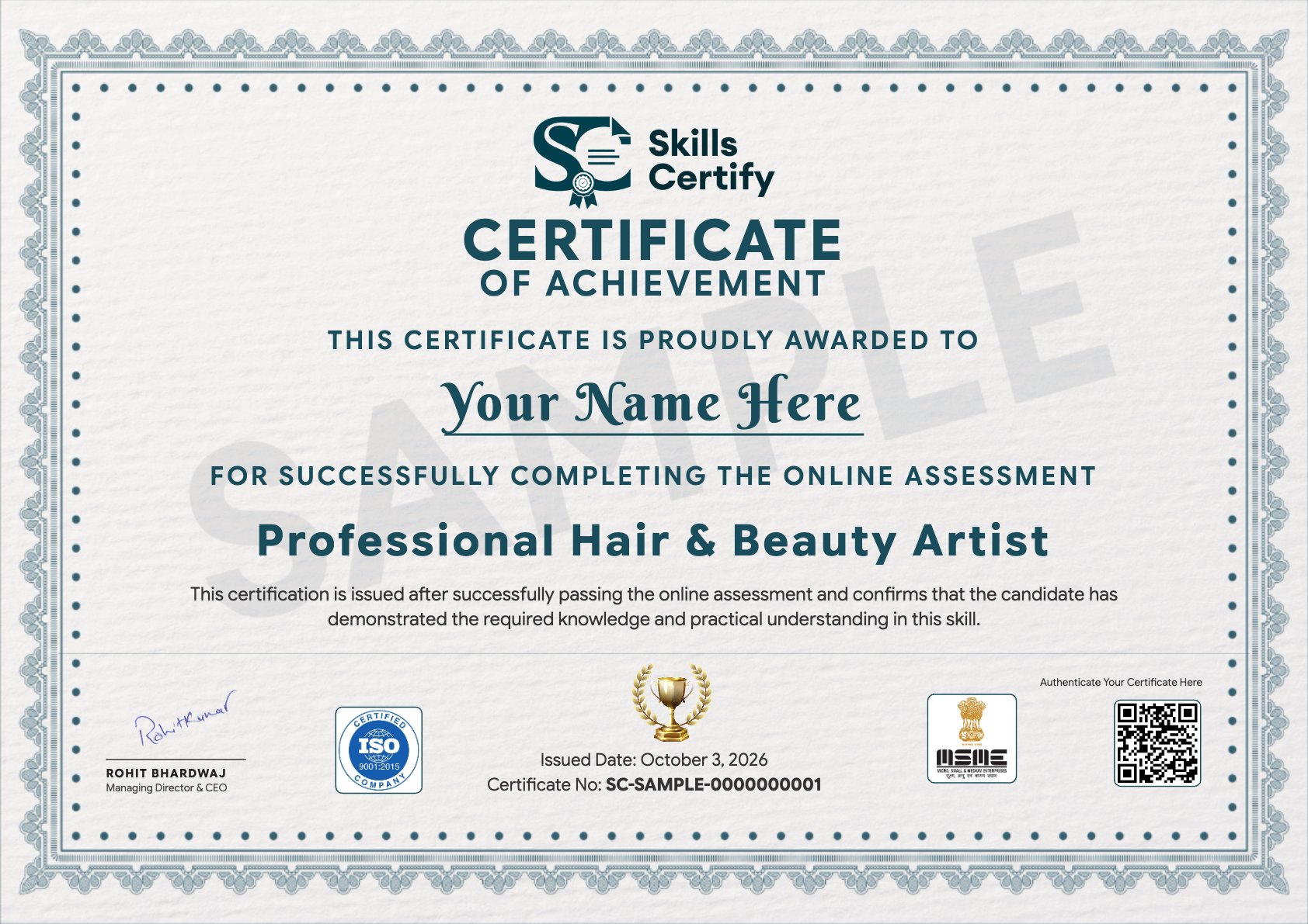 Professional Hair & Beauty Artist