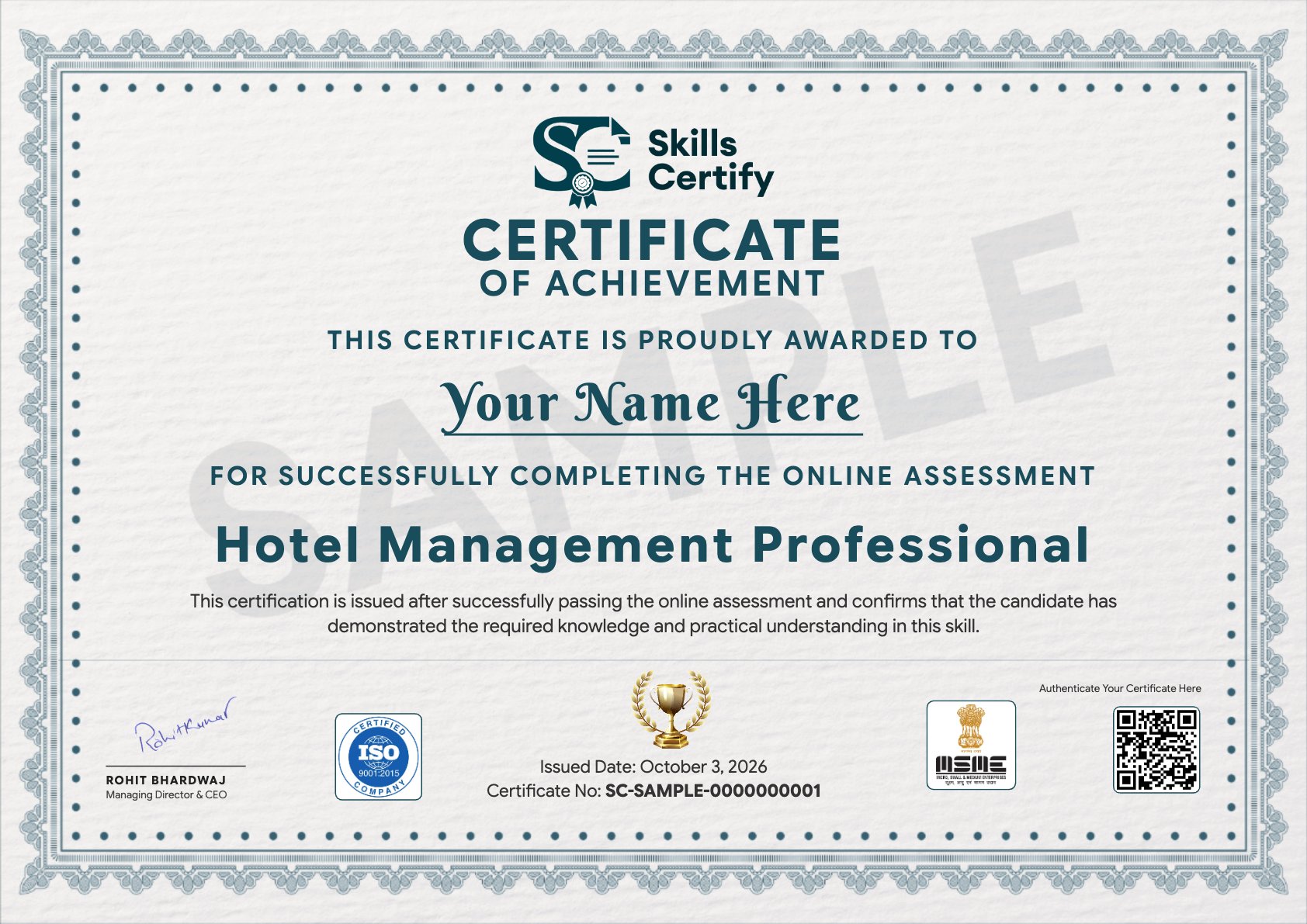 Hotel Management Professional