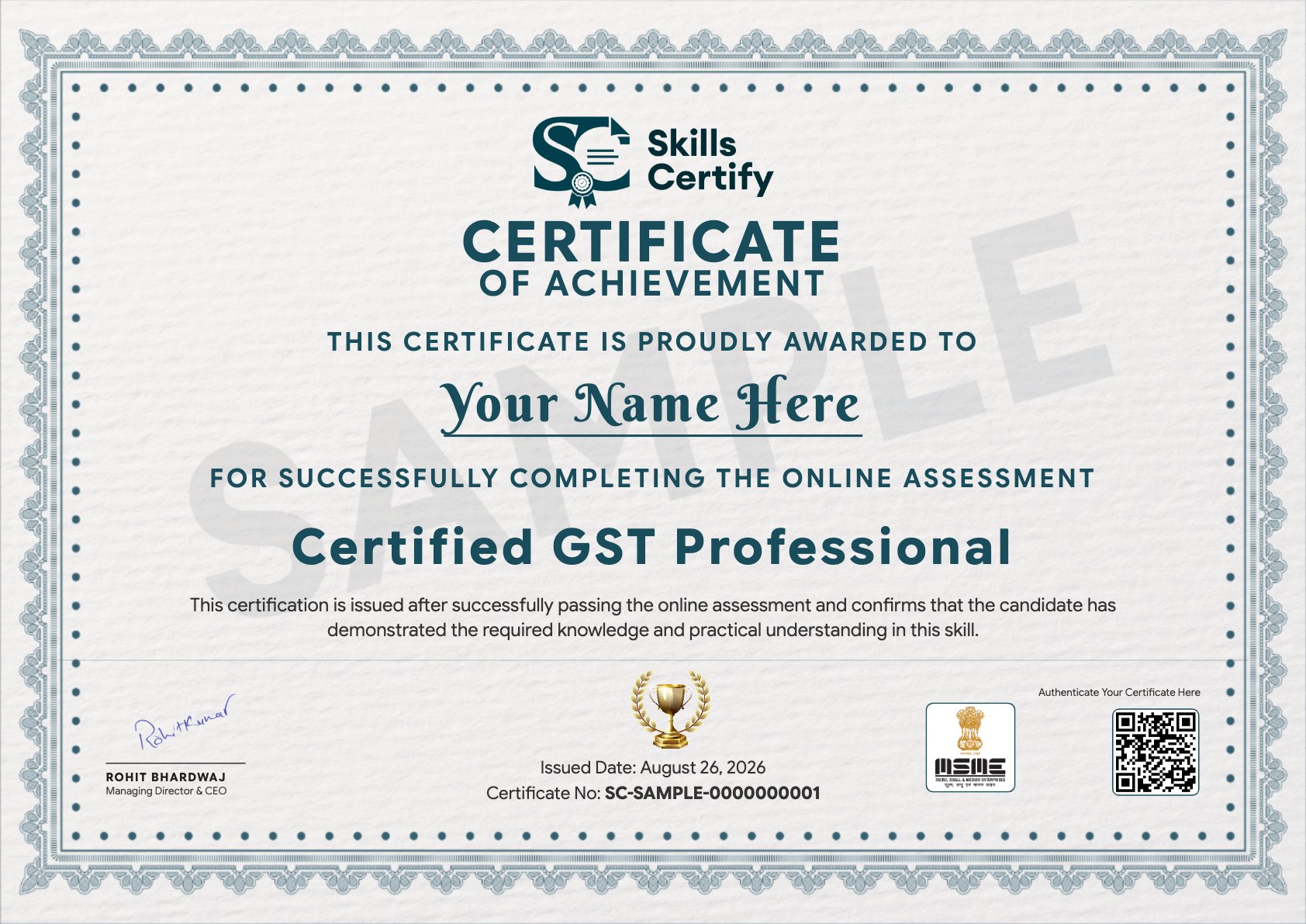 Certified GST Professional