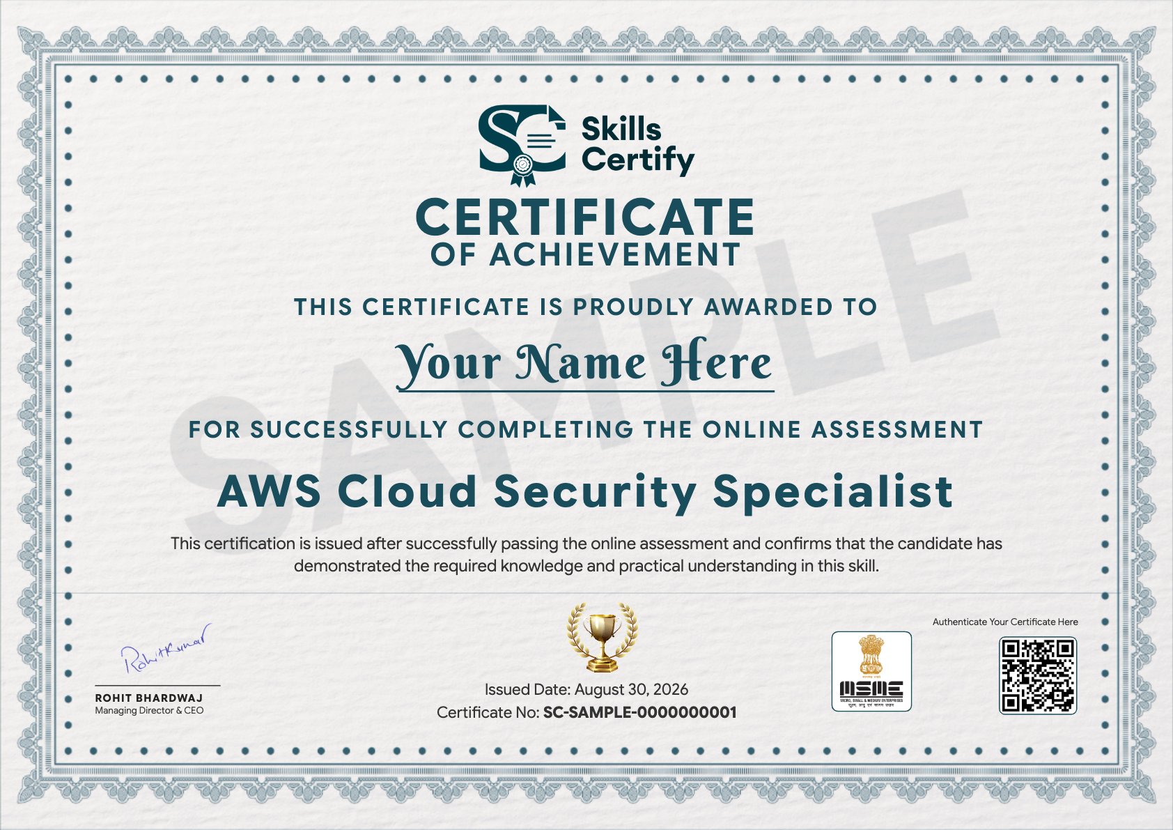 AWS Cloud Security Specialist