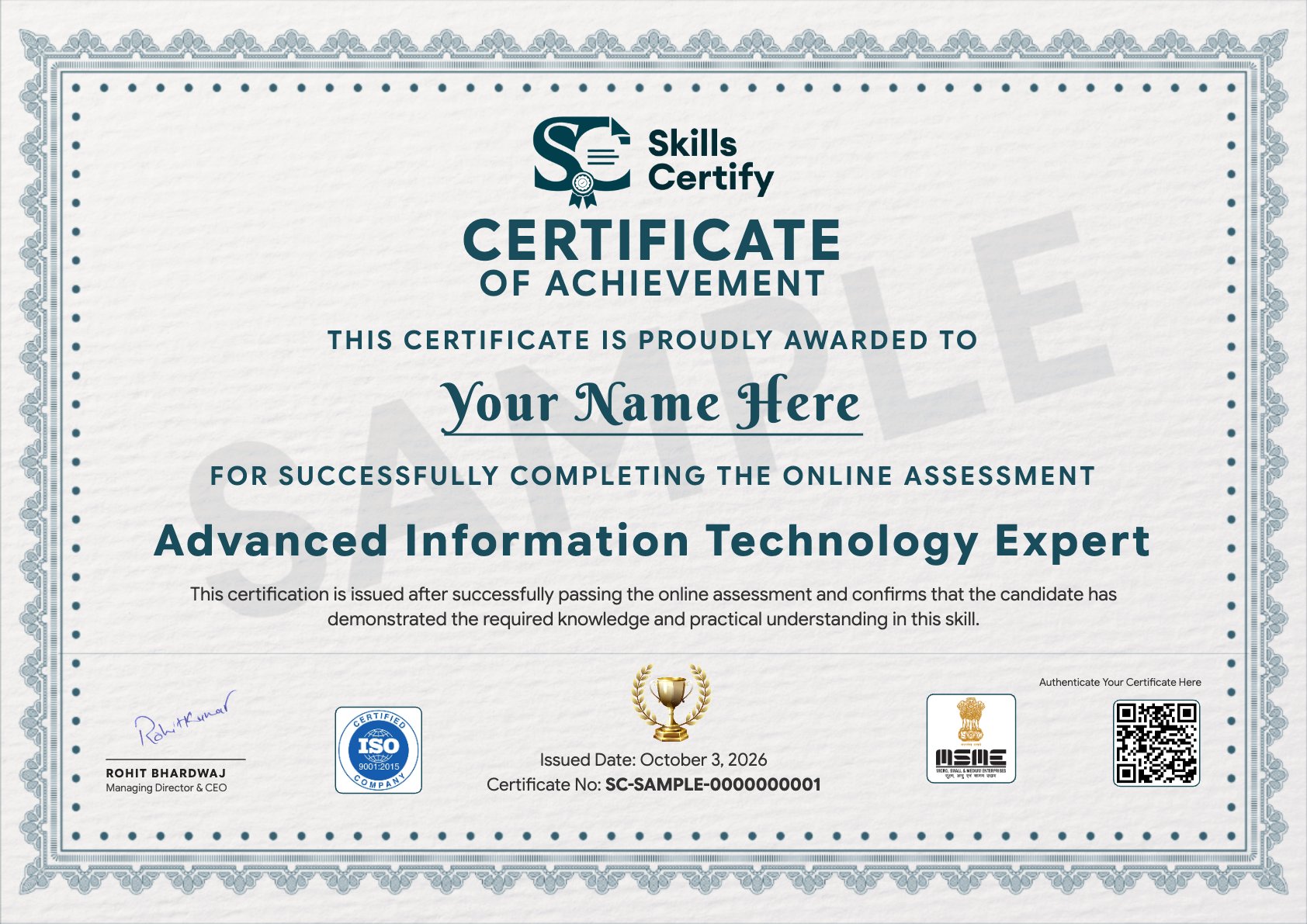 Advanced Information Technology Expert
