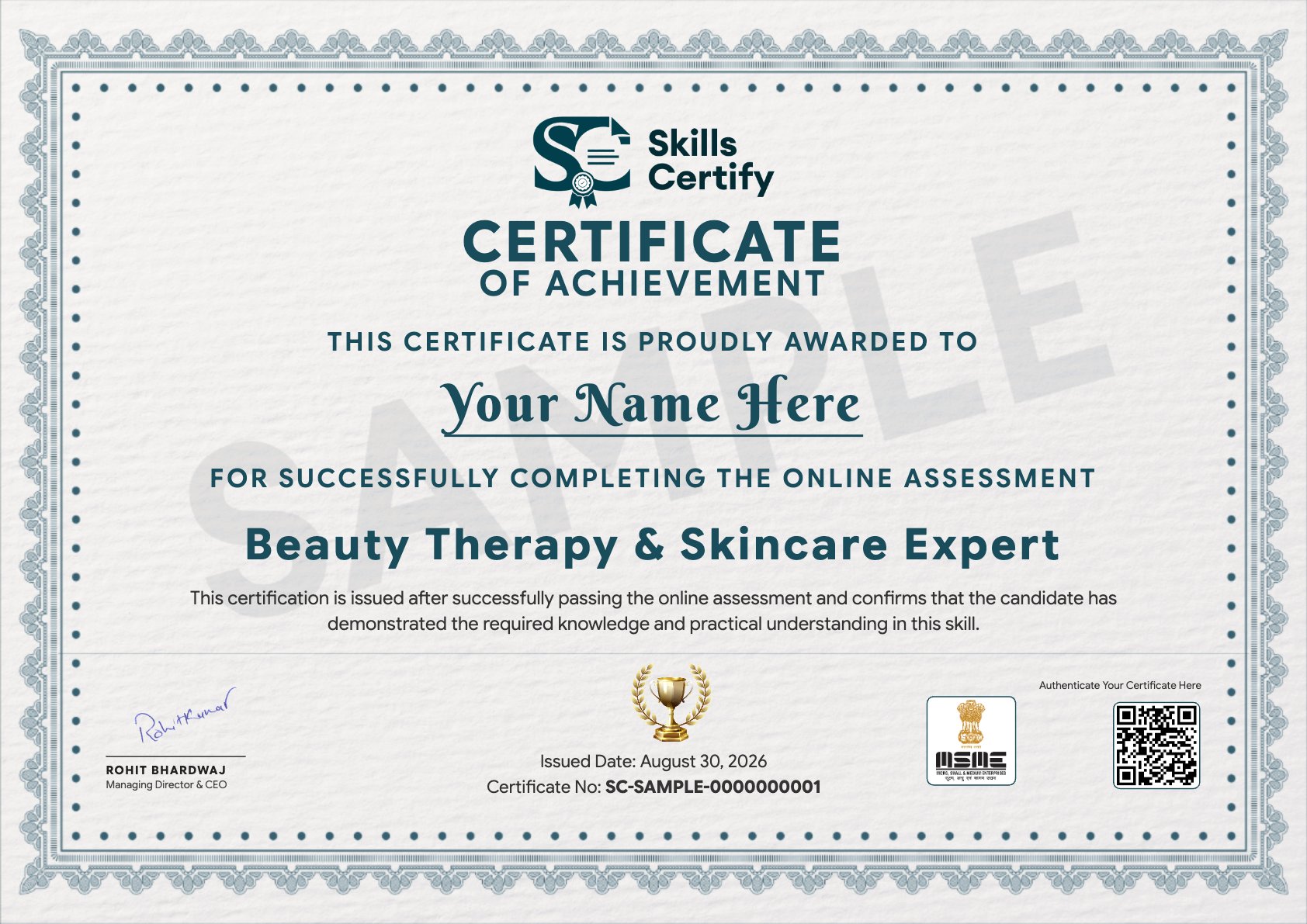 Beauty Therapy & Skincare Expert
