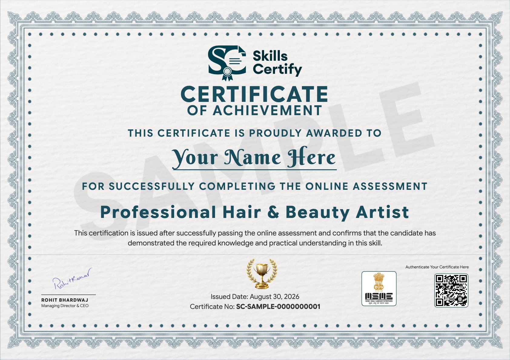 Professional Hair & Beauty Artist