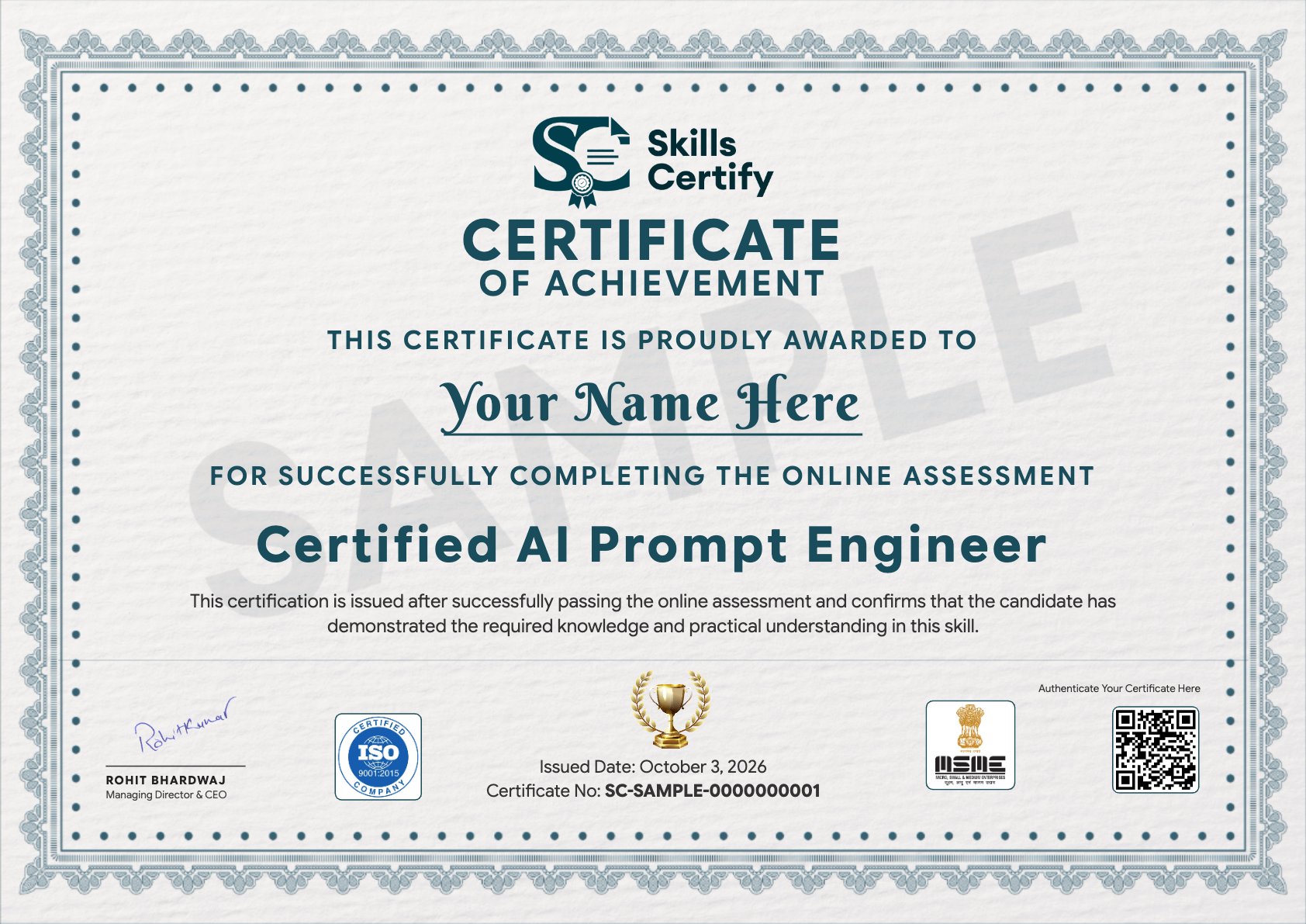 Certified AI Prompt Engineer