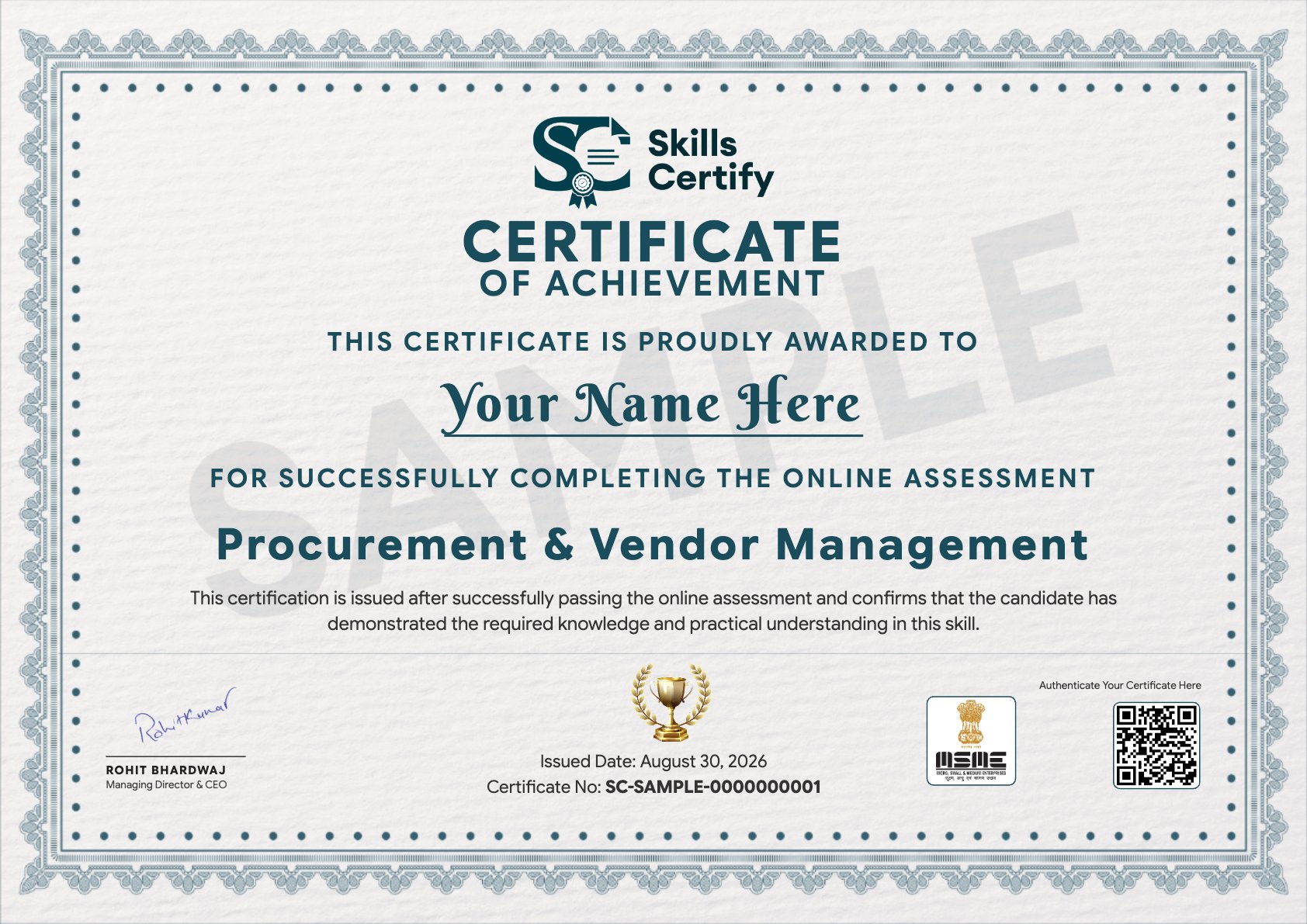 Procurement & Vendor Management